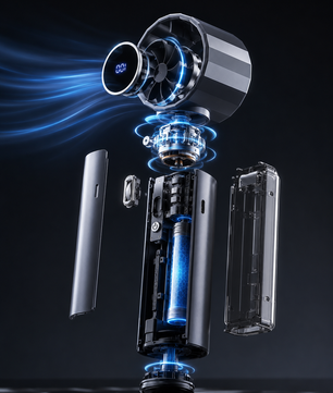 CyberPunk Ice turbo fan Black