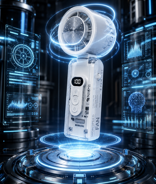CyberPunk Ice Turbo Fan (White)