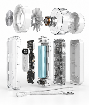 CyberPunk Ice Turbo Fan (White)