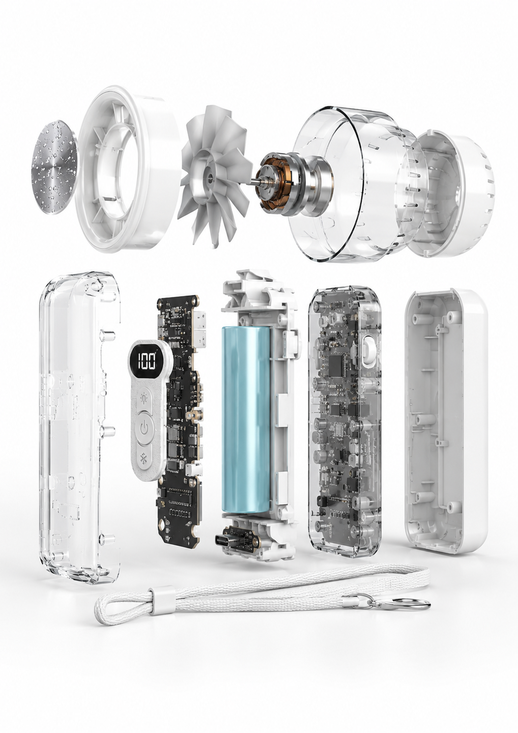 CyberPunk Ice Turbo Fan (White)