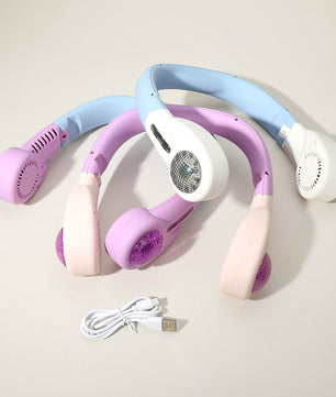 Led Light Foldable Turbo Neck Fan
