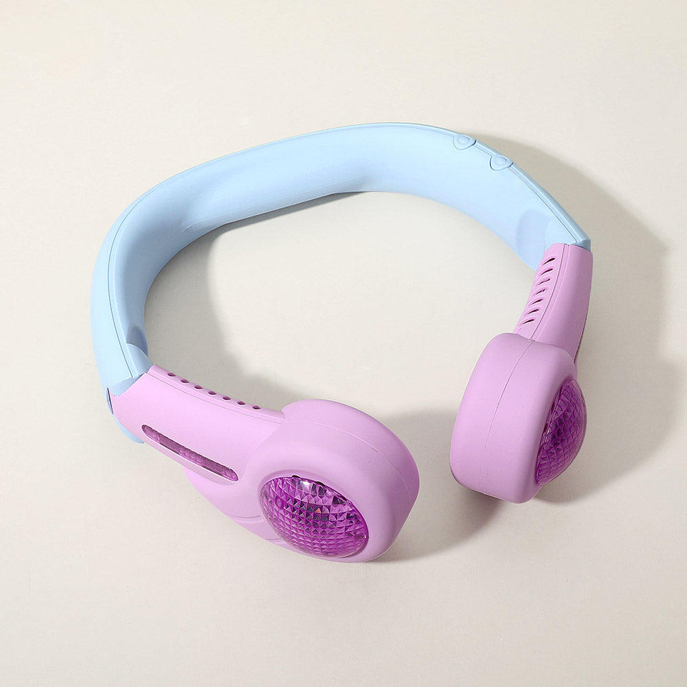 Led Light Foldable Turbo Neck Fan