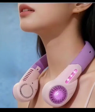 Led Light Foldable Turbo Neck Fan