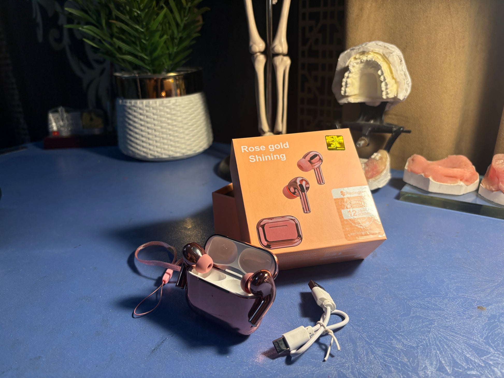 Pro 2 Wireless Earbuds (ROSE GOLD SHINING)