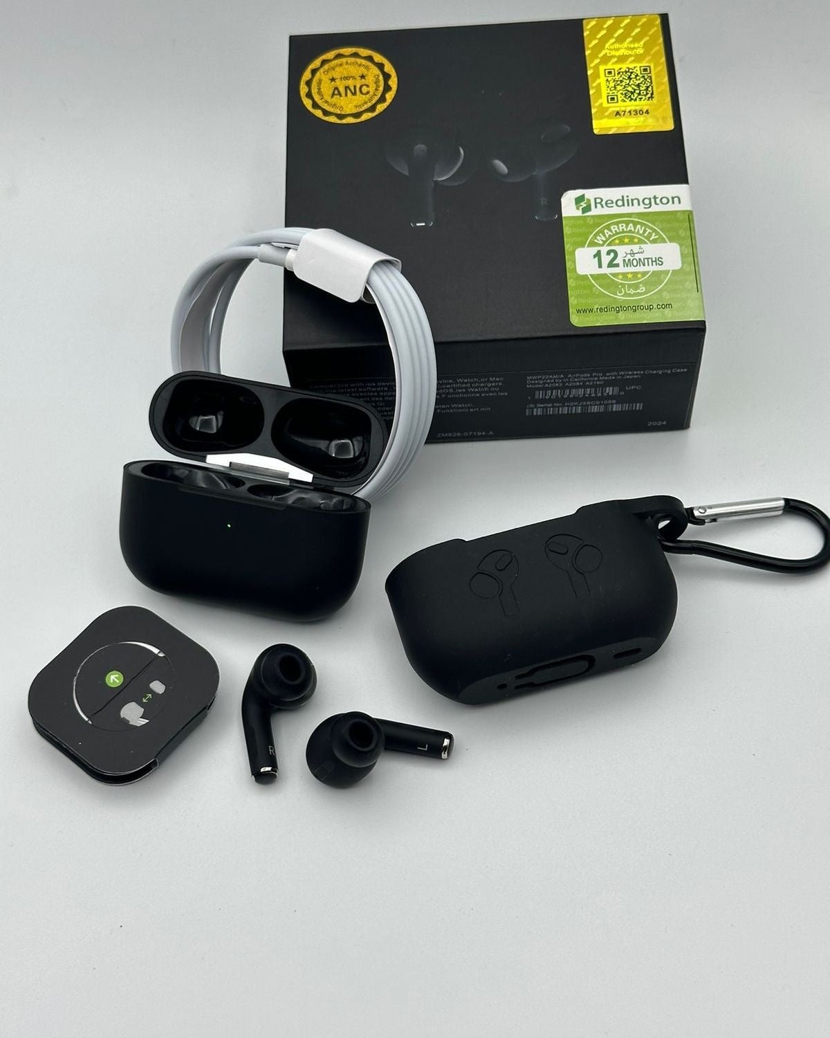 Pro 2 Wireless Earbuds (Black/White)