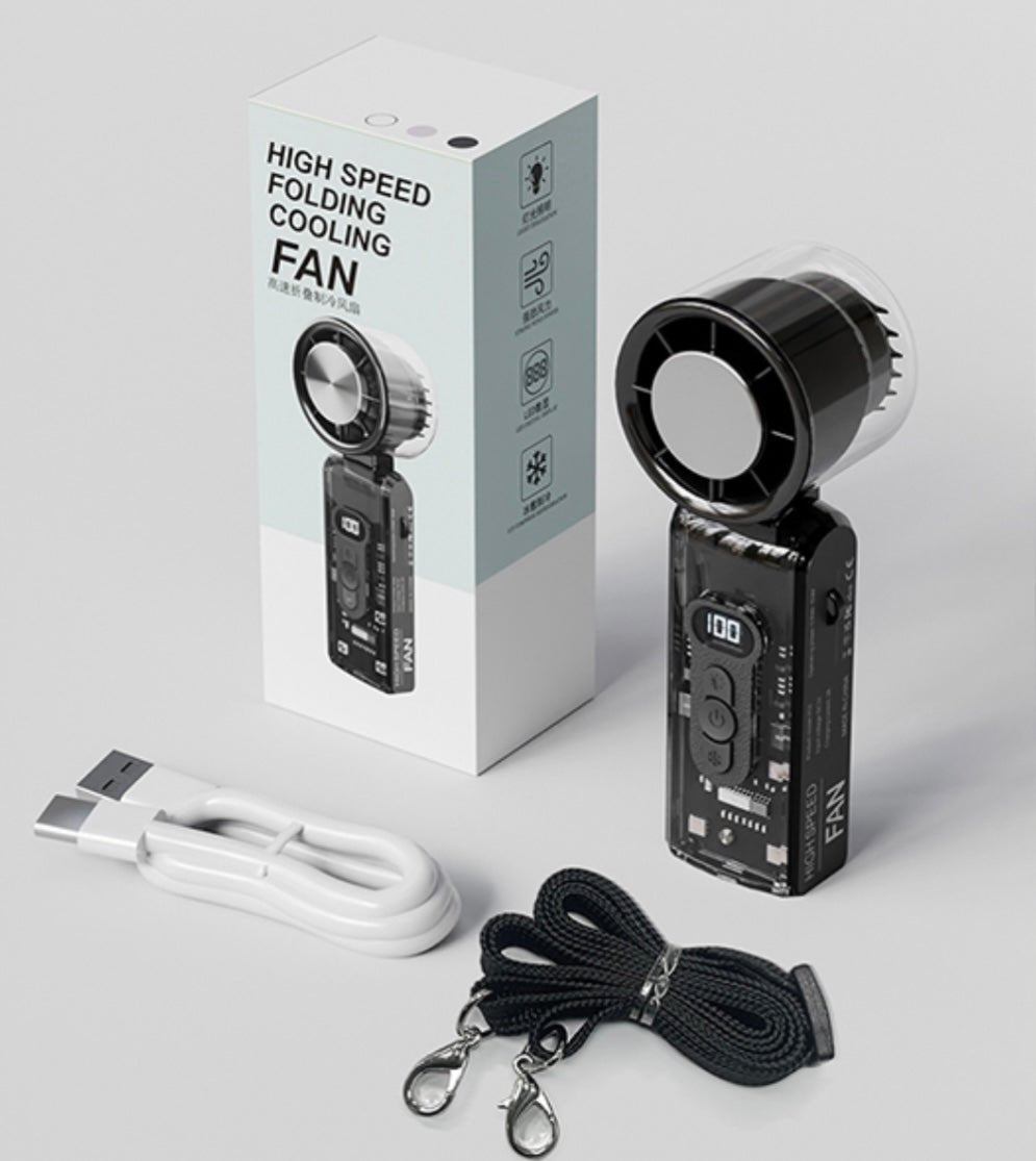 CyberPunk Ice Turbo Fan (Black) - Gadget Nest