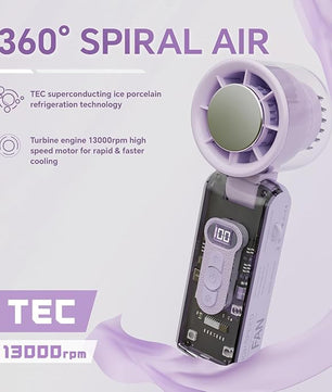 CyberPunk Ice Turbo Fan (violet) - Gadget Nest