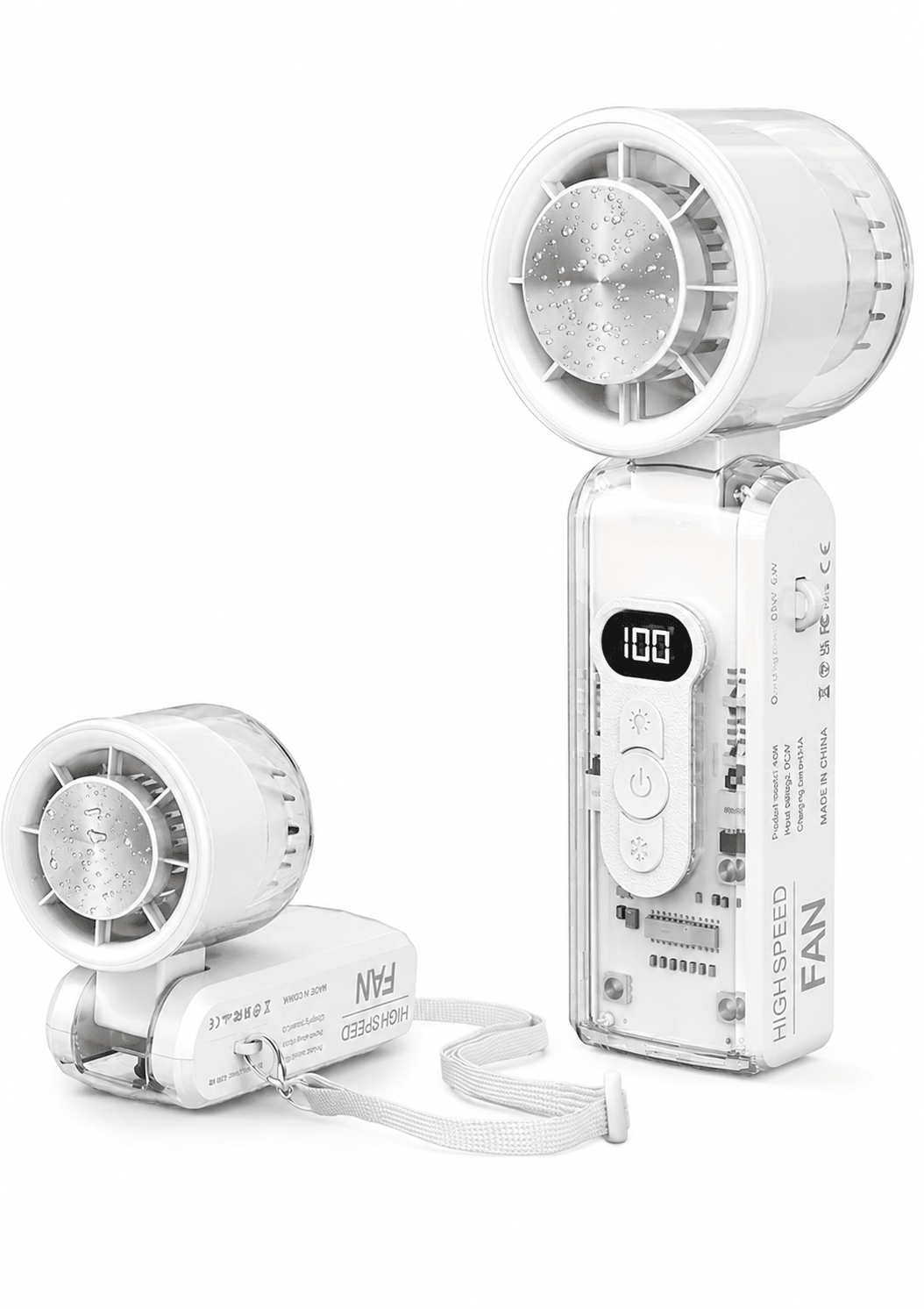 CyberPunk Ice Turbo Fan (White) - Gadget Nest