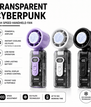 CyberPunk Ice Turbo Fan (White) - Gadget Nest