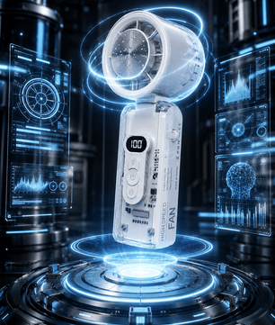 CyberPunk Ice Turbo Fan (White) - Gadget Nest