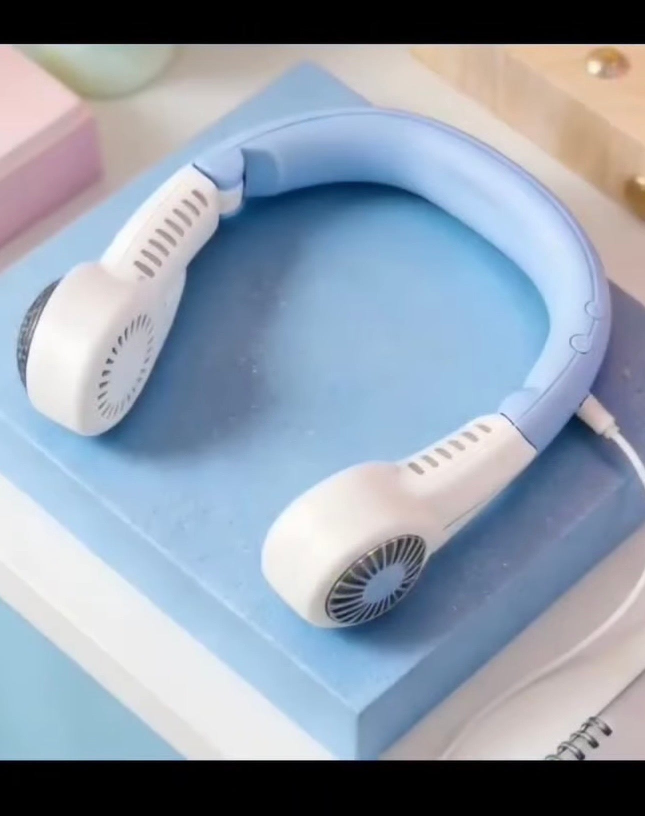 Led Light Foldable Turbo Neck Fan - Gadget Nest