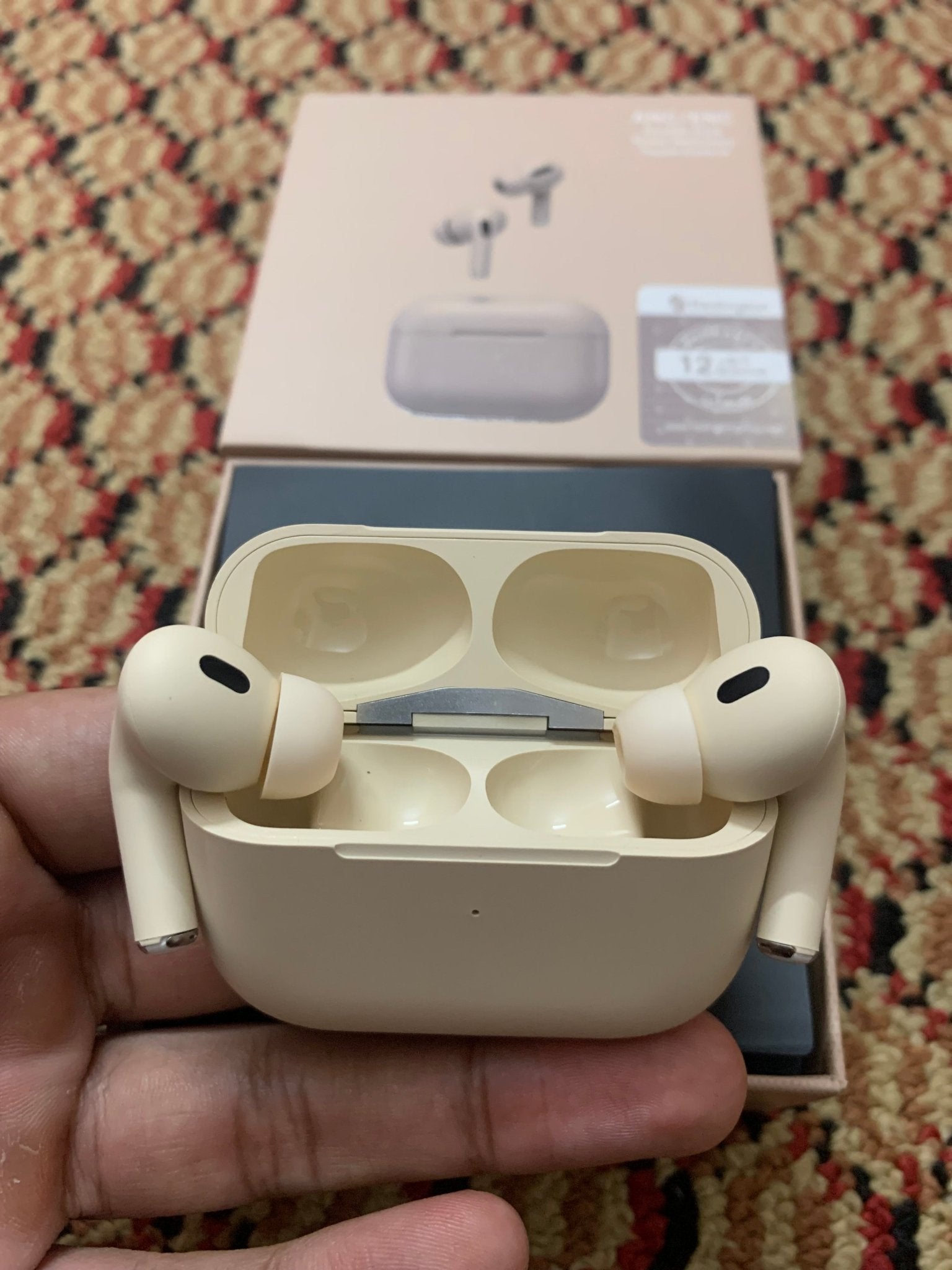 Pro 2 Wireless Earbuds (BEIGE) - Gadget Nest