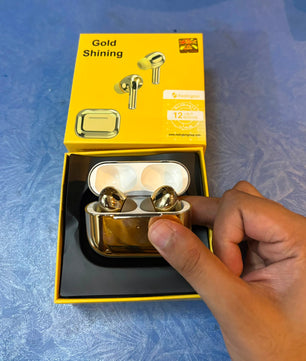 Pro 2 Wireless Earbuds (GOLD SHINING) - Gadget Nest