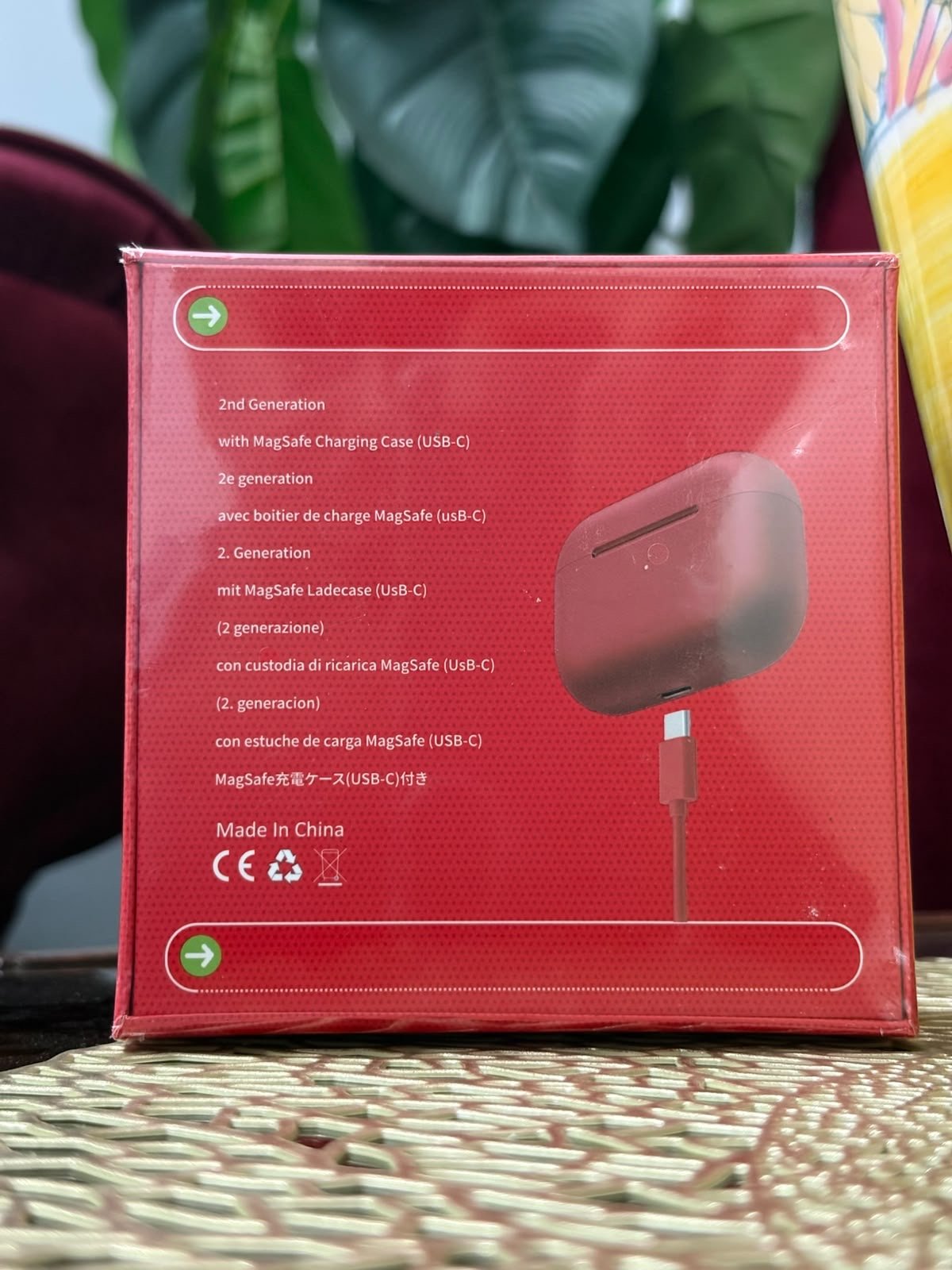 Pro 2 Wireless Earbuds (RED) - Gadget Nest