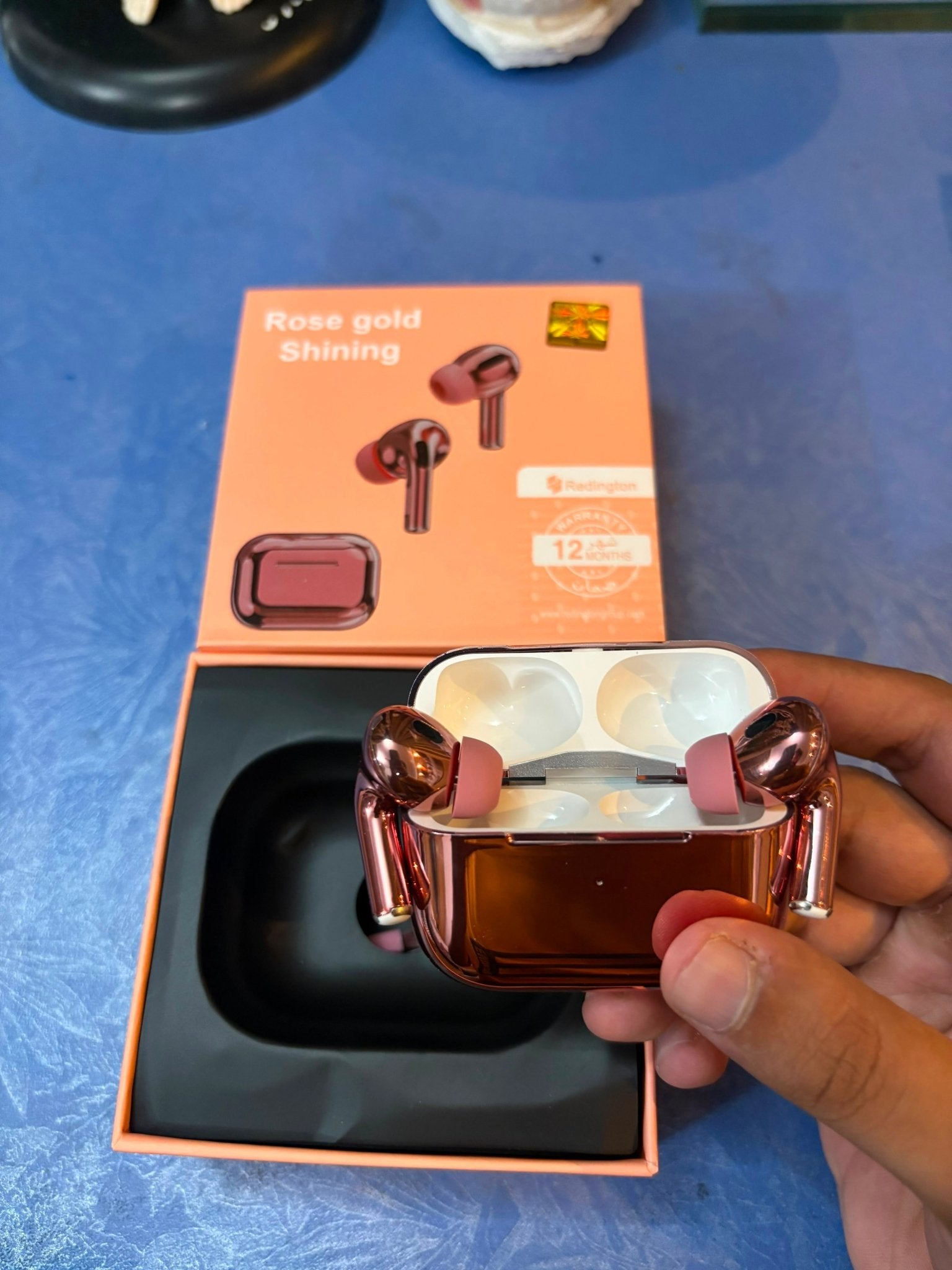 Pro 2 Wireless Earbuds (ROSE GOLD SHINING) - Gadget Nest